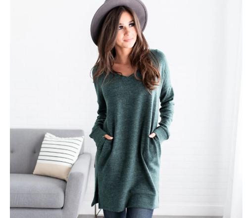 Blakely Brushed Pocket Sweater – Only $22.99!