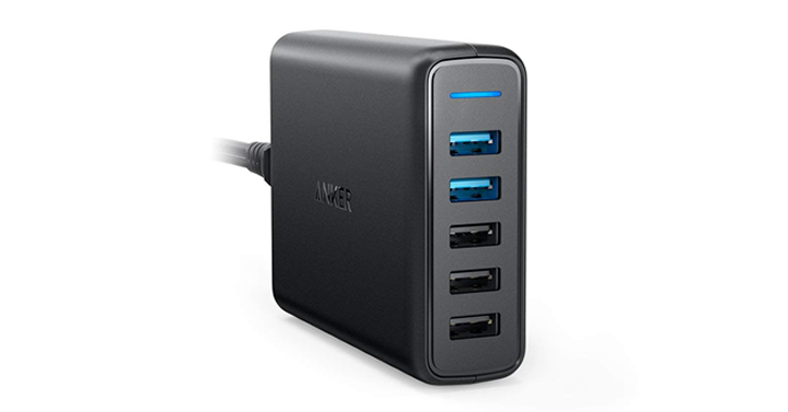 Anker Quick Charge 3.0 63W 5-Port USB Wall Charger – Just $25.79!