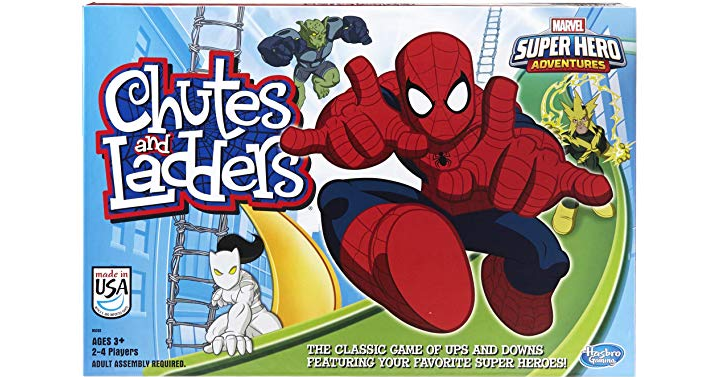 Marvel Spider-Man Web Warriors Chutes & Ladders Game – Just $11.87!