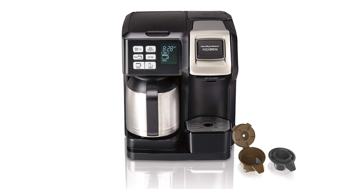 Hamilton Beach FlexBrew Coffee Maker with Thermal Carafe, Single Serve & Full Coffee Pot – Just $83.99!