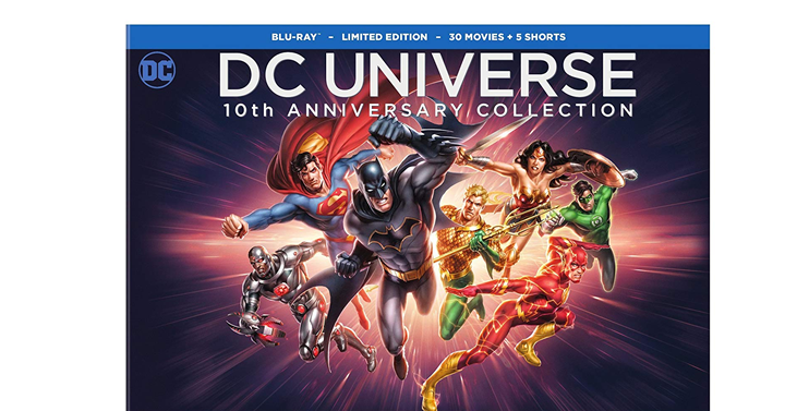 DC Universe 10th Anniversary Collection, 30-Movies – Just $98.99!
