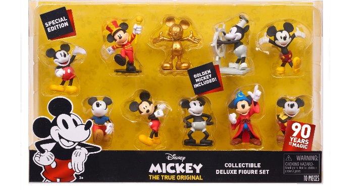 Mickey’s 90th Anniversary Deluxe Figure Set – 10 piece Figure Set Only $9.97! (Reg. $25)