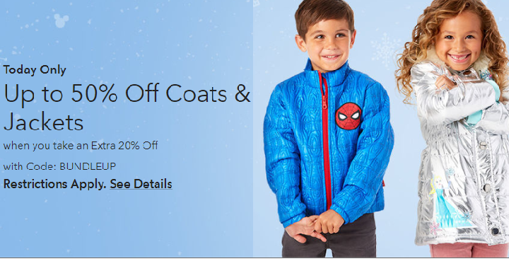 Shop Disney: Take up to 50% off Coats & Jackets! Prices Start at Only $12!