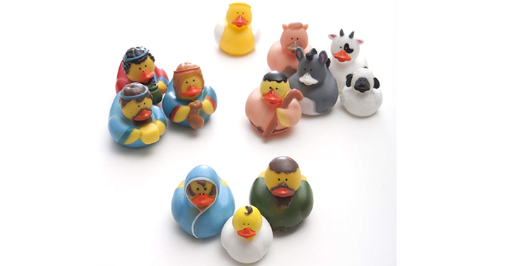 Christmas Nativity Scene Rubber Ducky – 12 Pieces – Just $8.99!