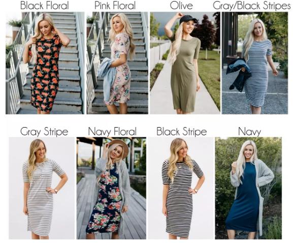 Everyday Tee Dress – Only $19.99!