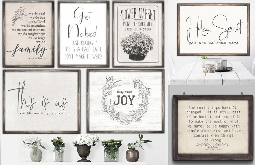 Salvaged Chic Farmhouse Prints – Only $4.47!