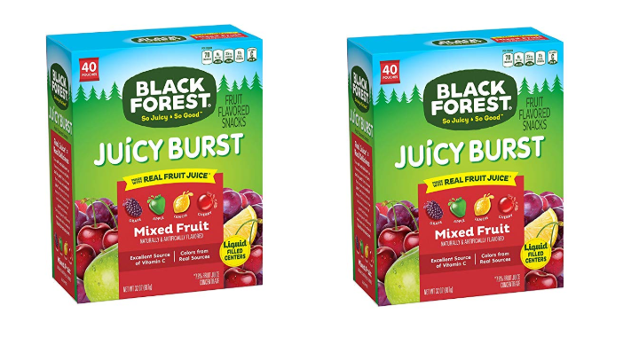 Black Forest Medley Juicy Center Fruit Snacks 40 Count Only $5.25 Shipped!