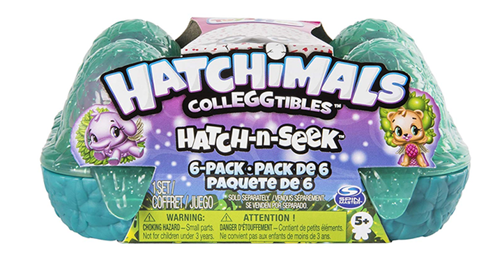 Hatchimals CollEGGtibles Hatch and Seek 6-Pack Egg Carton with Hatchimals CollEGGtibles – Just $7.09!