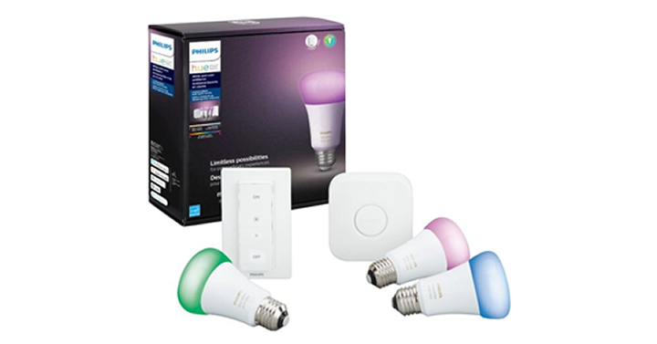 Philips Hue Color 3pk Starter Kit with Lightswitch – Just $119.99!