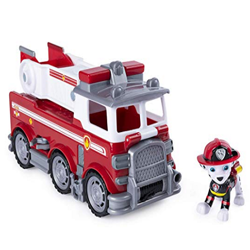 PAW Patrol Ultimate Rescue – Marshall’s Ultimate Rescue Fire Truck w/ Moving Ladder and Flip-Open Front Cab Only $7.43!!