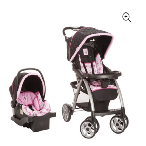 Disney Baby Floral Minnie Saunter Luxe Travel System Only $89 Shipped!