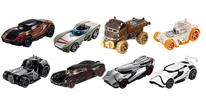 Hot Wheels Star Wars Character Cars (8 Pack) Only $11.44 Shipped!! (Reg. $31.99)–TODAY ONLY!