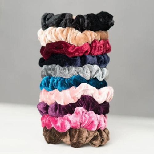 10 Pack Velvet Scrunchies | Perfect Stocking Stuffer Only $5.99!!