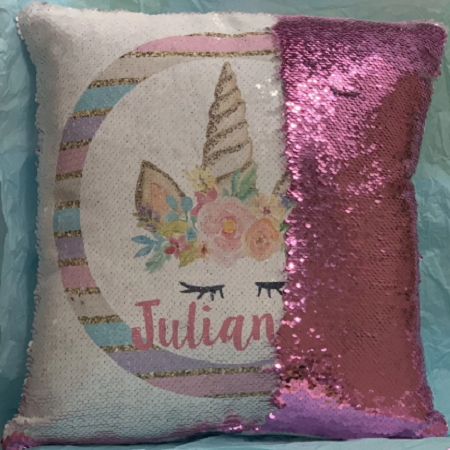 Personalized Magic Sequin Pillow Cases Only $16.99!!