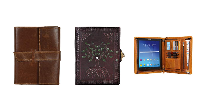 Save 30% off on Leather Journals and Portfolios!