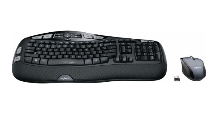 Logitech MK570 Comfort Wave Wireless Keyboard and Optical Mouse – Just $34.99!