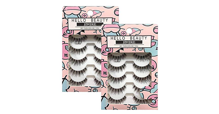 Jimire Hello Beauty Multipack Demi Wispies Fake Eyelashes 2 Pack – 10 Pair Total – Just $10.89!