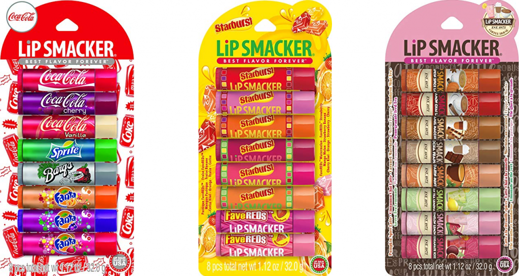 Lip Smacker 8-pc Party Pack Lip Balm Sets From $5.82! Coca-Cola, Starburst, and Coffee Flavors!