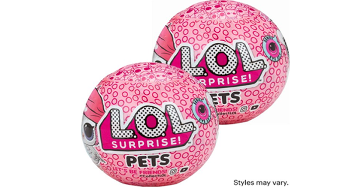 L.O.L. Surprise! Pet Package – 2 Pack – Just $9.98!