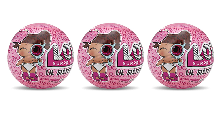 L.O.L. Surprise! Eye Spy Lil Sisters Doll Series 4-1(3 Pack) – Just $13.99!
