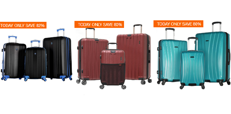 WOW! Home Depot: Take up to 80% off Luggage Sets + FREE Shipping! Prices Start at Only $49.97 Shipped!