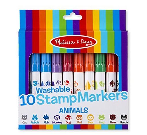 Melissa & Doug 10 Washable Stamp Markers – Only $3.19!