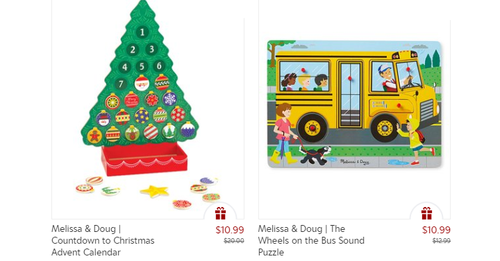 Zulily: Take up to 40% off on Melissa & Doug + FREE Shipping!