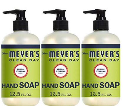 Mrs. Meyers Clean Day Hand Soap Lemon Verbena (Pack of 3) – Only $7.41!