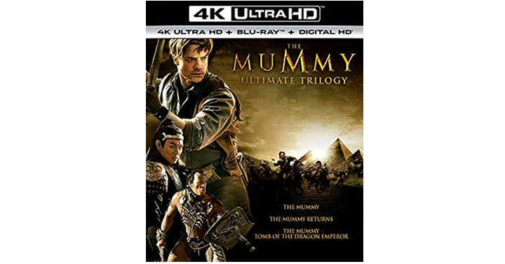 The Mummy Ultimate Trilogy on 4K Ultra HD + Blu-ray – Just $22.99!