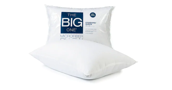 The Big One Microfiber Pillow as low as $2.03! (Reg. $20)