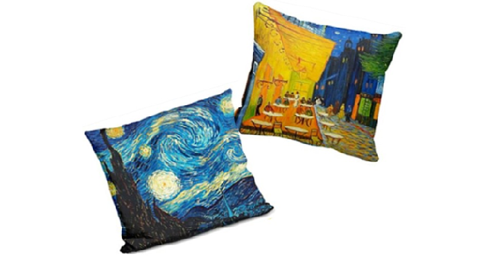 Van Gogh Pillows Cases (Starry Night & Cafe Terrace) Pack of 2 Only $21.99 Shipped!