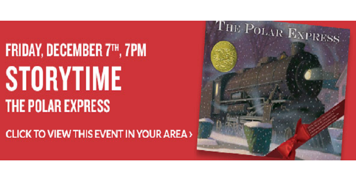 FREE Polar Express Storytime at Barnes & Noble!