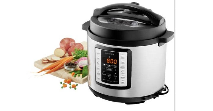 Insignia- 6-Quart Multi-Function Pressure Cooker – Stainless Steel Only $29.99 Shipped! (Reg. $100)
