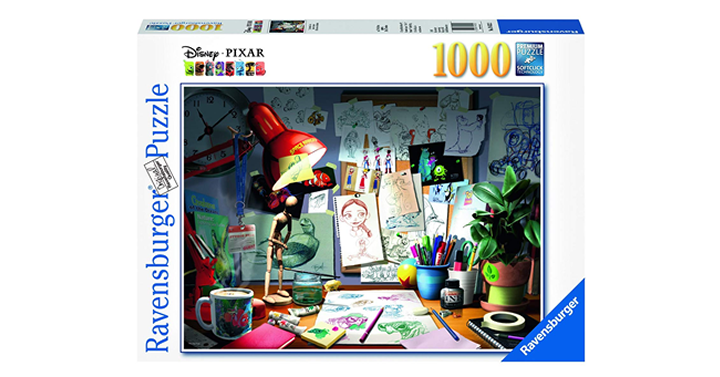 Ravensburger Disney Pixar – The Artist’s Desk Puzzle 1000 Piece Jigsaw Puzzle – Just $9.99!