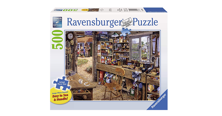 Ravensburger Dad’s Shed – 500 Pieces Large Format Jigsaw Puzzle – Just $8.99!
