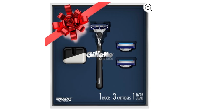 Gillette Limited Edition Mach3 Turbo Razor Gift Pack Only $9.94! (Reg. $30)
