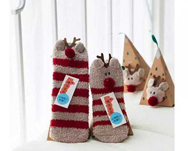 Reindeer Socks with Gift Box – Only $6.50!
