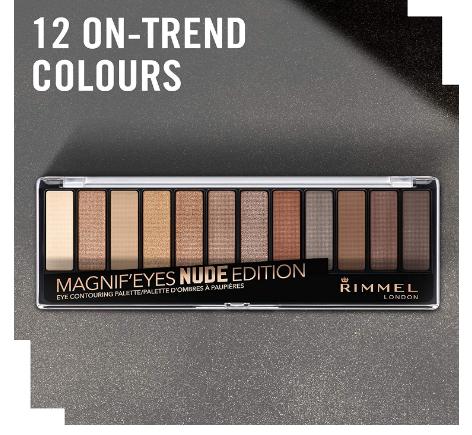 Rimmel Magnif’eyes Eye Palette, Nude Edition – Only $5.18!