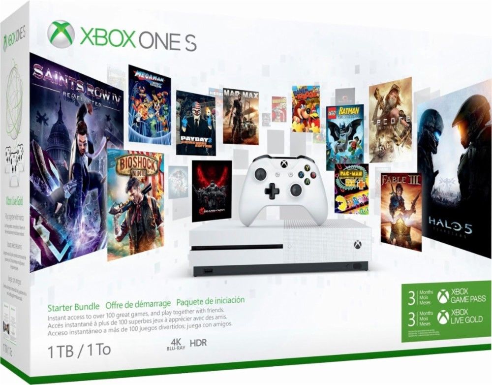 Microsoft Xbox One S 1TB Console Starter Bundle Just $199.00!