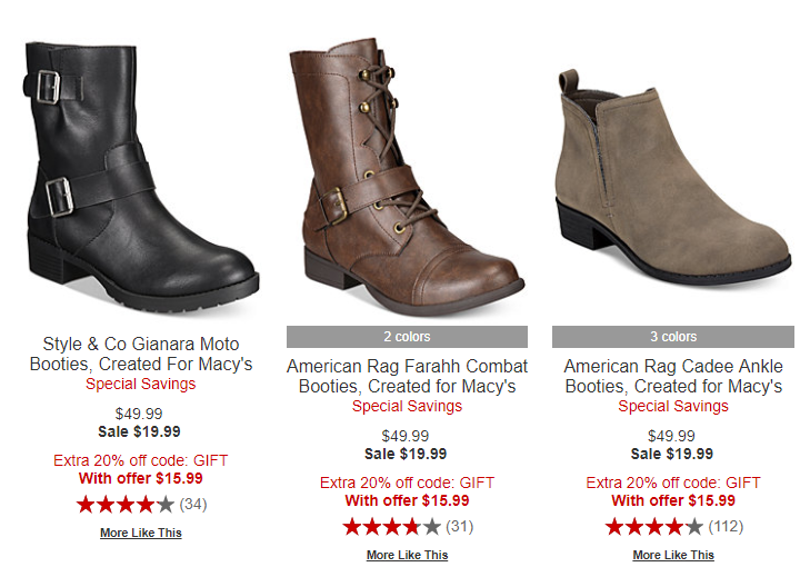 Women’s Boots Only $15.99 at Macy’s!