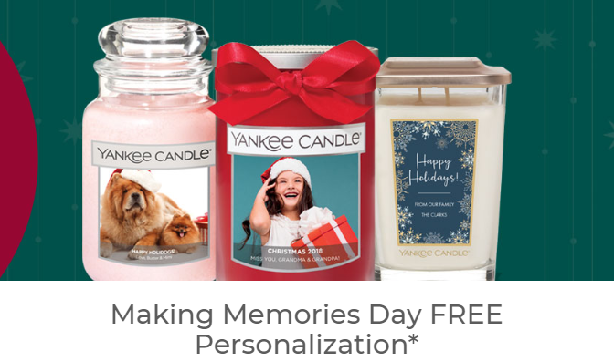 FIVE Large Yankee Candle Jar Candles With Personalized Labels From $55.00!!