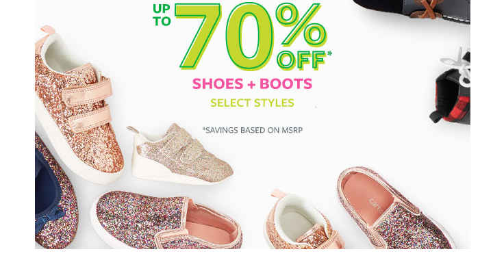 Carter’s Shoe Sale! Take up to 70% off Shoes & Boots! Cute Styles for Only $10.20 Shipped!