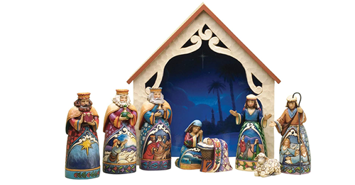 Jim Shore Heartwood Creek 9-Piece Mini Nativity Set – Just $79.16!