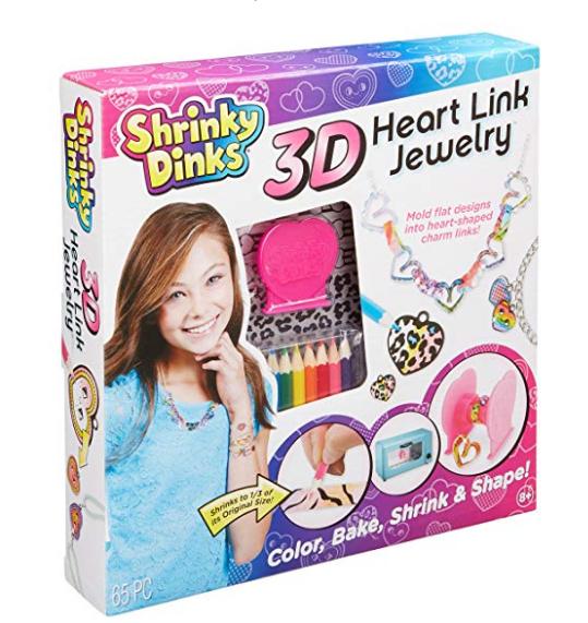 Shrinky Dinks 3D Heart Link Jewelry Kit – Only $4.36! *Add-On Item*