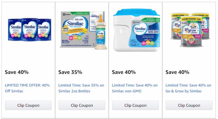 Amazon: Save 40% Off Similac Infant Formula!