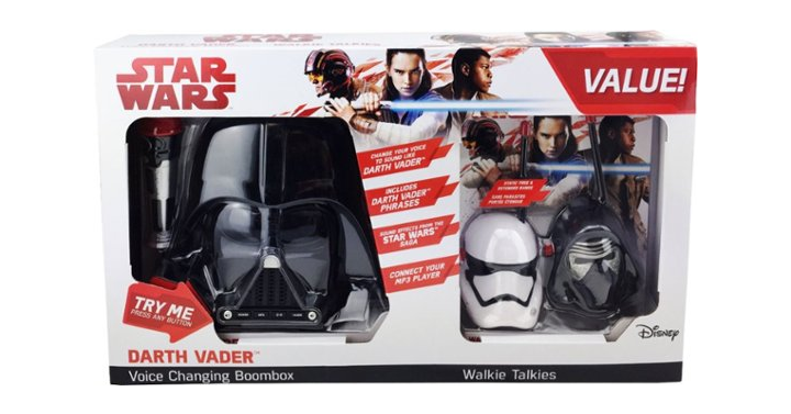 Star Wars Darth Vader Boombox and Walkie Talkies – Just $9.99!