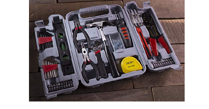 Household Hand Tools, 130 Piece Tool Set Only $14.99! (Reg. $70)