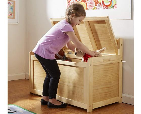 Melissa & Doug Wooden Toy Chest (Honey) – Only $51.57 Shipped!