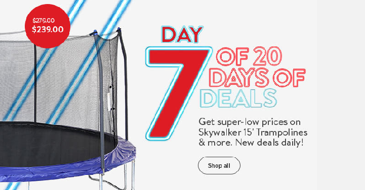 HOT! Walmart: Day 7 of 20 Days of Deals is LIVE! Save Big on 15 Different Items!