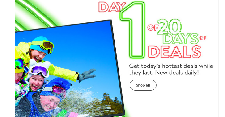 Walmart: Day 1 of 20 Days of Deals is Starting Now! Shop 15 Great Deals!